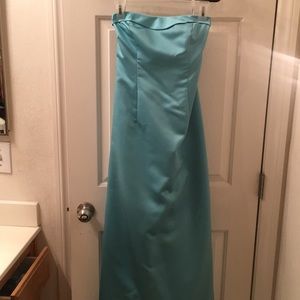 TIFFANY BLUE SILK DRESS
